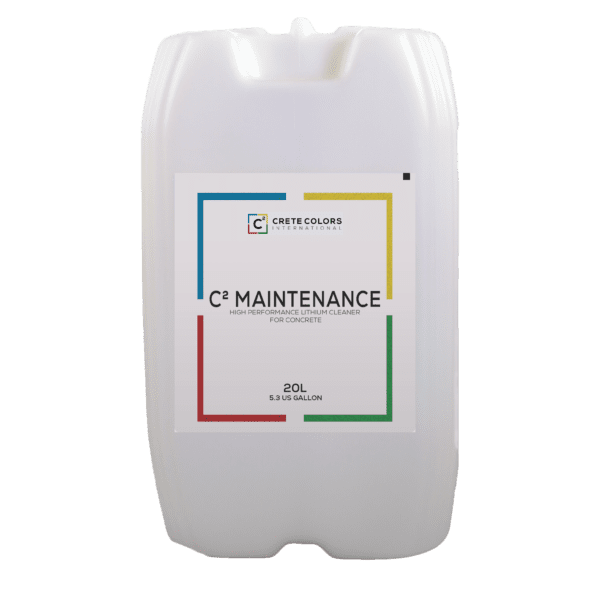 Crete Colors C2 Maintenance concrete-treatment product container